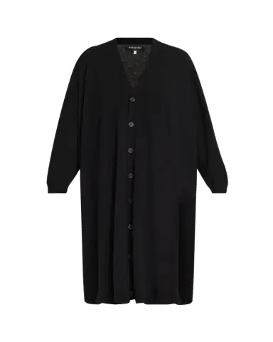 Eskandar Cashmere Wide V Neck Cardigan - 3/4 Length | Thumbnail 1 Eskandar Cashmere Wide V Neck Cardigan - 3/4 Length | Thumbnail 1