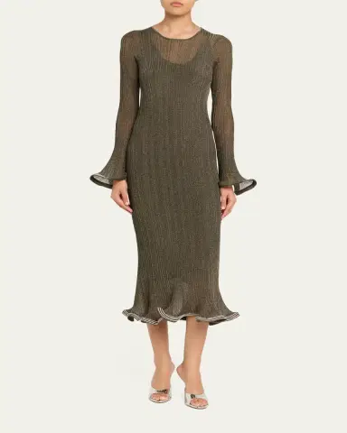 Simkhai Chessie Embellished Knit Midi Dress | Thumbnail 2 Simkhai Chessie Embellished Knit Midi Dress | Thumbnail 2