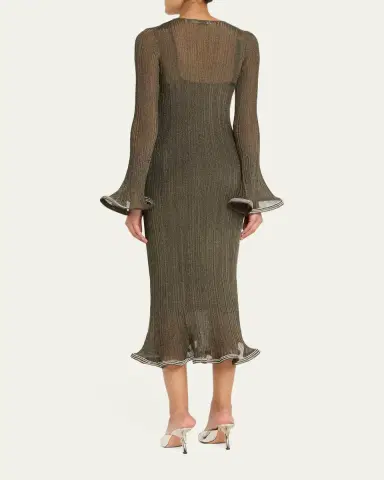 Simkhai Chessie Embellished Knit Midi Dress | Thumbnail 3 Simkhai Chessie Embellished Knit Midi Dress | Thumbnail 3