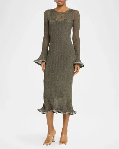 Simkhai Chessie Embellished Knit Midi Dress | Thumbnail 8 Simkhai Chessie Embellished Knit Midi Dress | Thumbnail 8