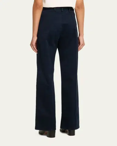 RÙADH The Odette Pintuck Straight-Leg Sateen Pants | Thumbnail 3 RÙADH The Odette Pintuck Straight-Leg Sateen Pants | Thumbnail 3