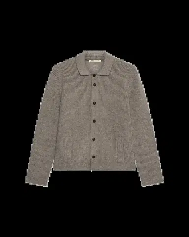 Baldassari Men's Brenta Virgin Wool Knit Overshirt | Thumbnail 2 Baldassari Men's Brenta Virgin Wool Knit Overshirt | Thumbnail 2