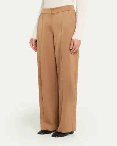 SIMKHAI Kyra Satin Wide-Leg Pants | Thumbnail 4