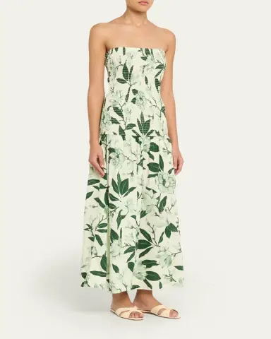 Verandah Smocked Summer Maxi Dress | Thumbnail 2 Verandah Smocked Summer Maxi Dress | Thumbnail 2