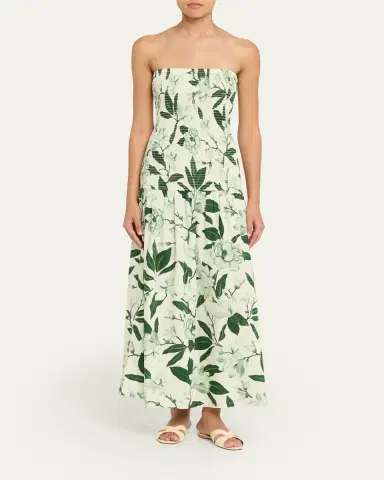 Verandah Smocked Summer Maxi Dress | Thumbnail 3 Verandah Smocked Summer Maxi Dress | Thumbnail 3