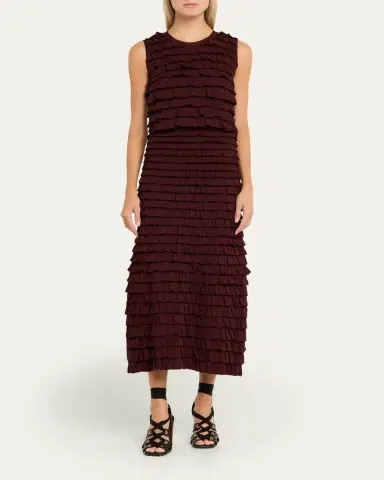 Ulla Johnson Mimi Ruffled Midi Skirt | Thumbnail 2 Ulla Johnson Mimi Ruffled Midi Skirt | Thumbnail 2