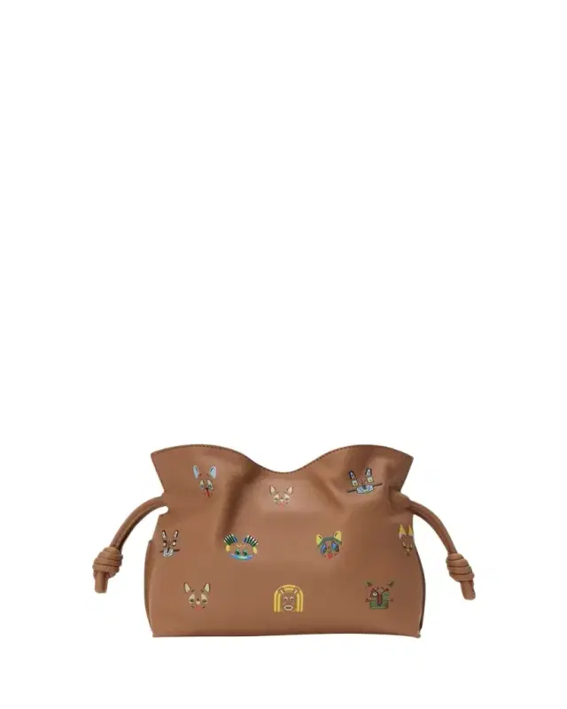 x Louis Wain Flamenco Clutch Bag in Leather