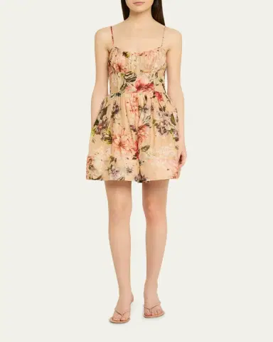 Cara Cara Alba Floral Fit-And-Flare Mini Dress | Thumbnail 2 Cara Cara Alba Floral Fit-And-Flare Mini Dress | Thumbnail 2