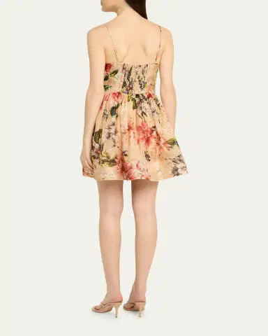 Cara Cara Alba Floral Fit-And-Flare Mini Dress | Thumbnail 3 Cara Cara Alba Floral Fit-And-Flare Mini Dress | Thumbnail 3