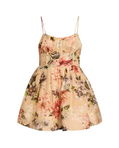 Cara Cara Alba Floral Fit-And-Flare Mini Dress | Thumbnail 1 Cara Cara Alba Floral Fit-And-Flare Mini Dress | Thumbnail 1