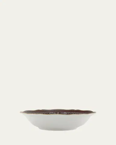 GINORI 1735 Oriente Italiano Castagna Deep Round Serving Bowl | Thumbnail 2
