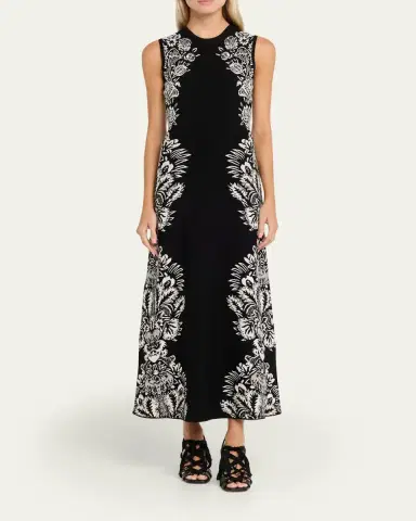 Ulla Johnson Liana Sleeveless Jacquard Maxi Dress | Thumbnail 2 Ulla Johnson Liana Sleeveless Jacquard Maxi Dress | Thumbnail 2