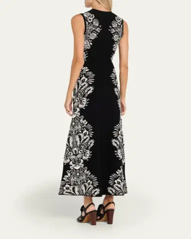Ulla Johnson Liana Sleeveless Jacquard Maxi Dress | Thumbnail 3 Ulla Johnson Liana Sleeveless Jacquard Maxi Dress | Thumbnail 3