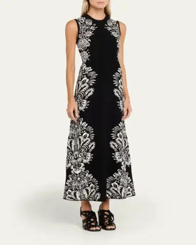 Ulla Johnson Liana Sleeveless Jacquard Maxi Dress | Thumbnail 4 Ulla Johnson Liana Sleeveless Jacquard Maxi Dress | Thumbnail 4