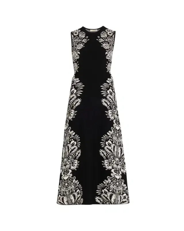 Ulla Johnson Liana Sleeveless Jacquard Maxi Dress