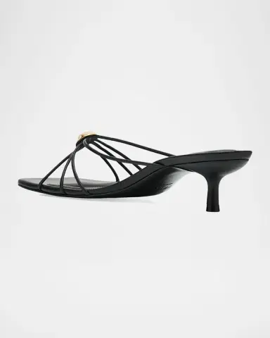 SIMKHAI Amaya Strappy Leather Kitten-Heel Sandals | Thumbnail 8 SIMKHAI Amaya Strappy Leather Kitten-Heel Sandals | Thumbnail 8