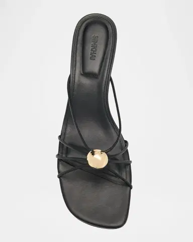 SIMKHAI Amaya Strappy Leather Kitten-Heel Sandals | Thumbnail 10 SIMKHAI Amaya Strappy Leather Kitten-Heel Sandals | Thumbnail 10