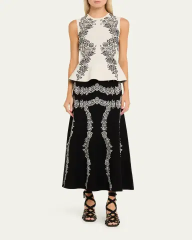 Ulla Johnson Valencia Jacquard Midi Skirt | Thumbnail 2 Ulla Johnson Valencia Jacquard Midi Skirt | Thumbnail 2