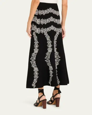 Ulla Johnson Valencia Jacquard Midi Skirt | Thumbnail 3 Ulla Johnson Valencia Jacquard Midi Skirt | Thumbnail 3