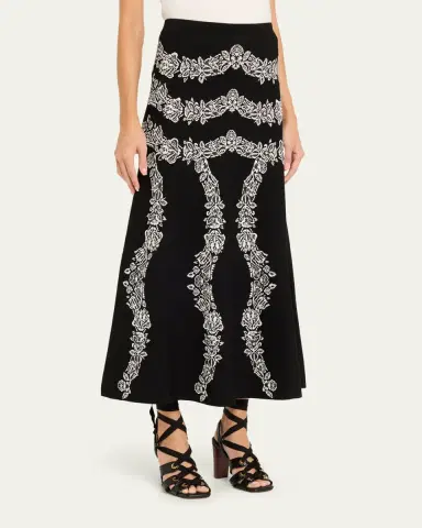 Ulla Johnson Valencia Jacquard Midi Skirt | Thumbnail 4 Ulla Johnson Valencia Jacquard Midi Skirt | Thumbnail 4