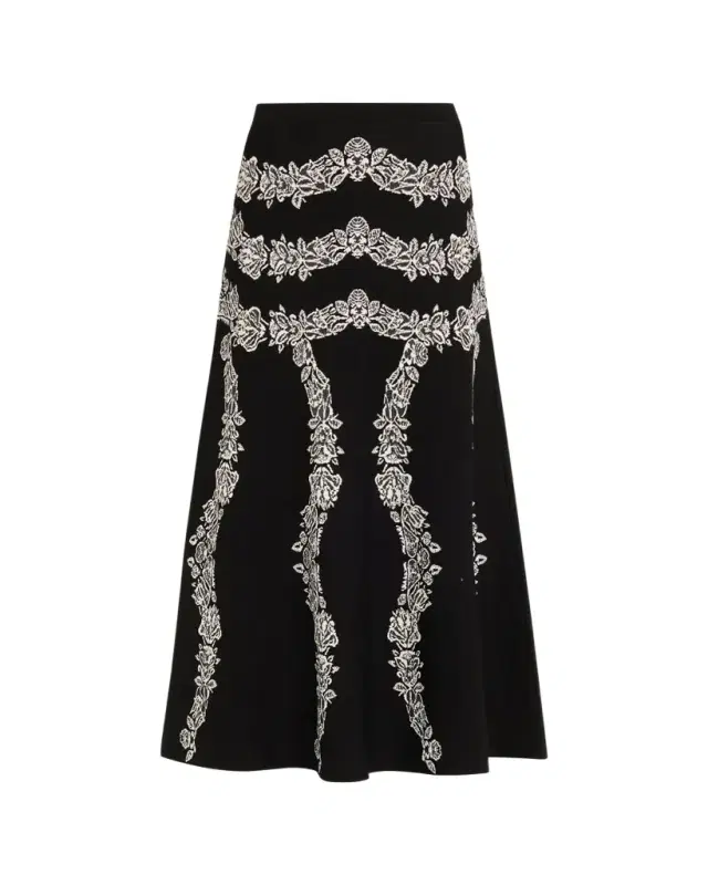 Ulla Johnson Valencia Jacquard Midi Skirt