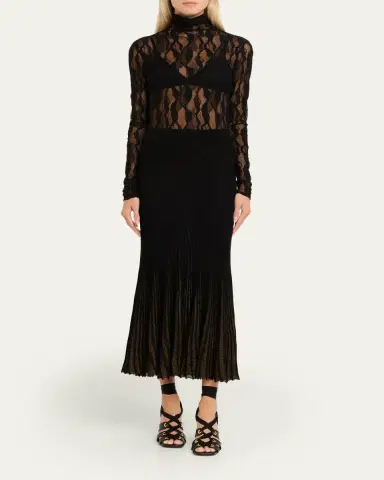 Ulla Johnson Vera Sparkly Knit Midi Skirt | Thumbnail 2