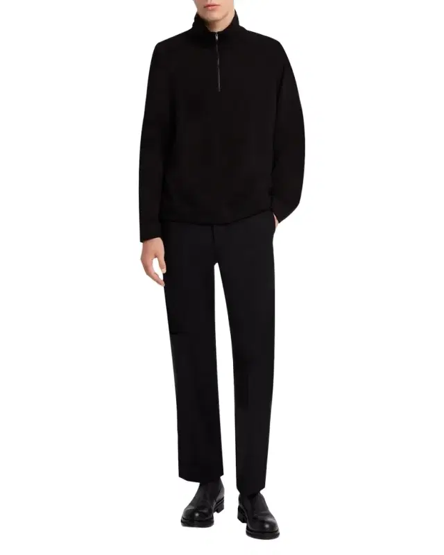 Men 's Gallagher Cotton and Cashmere Funnel-Neck Sweater