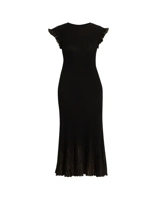 Ulla Johnson Noelle Sparkly Sleeveless Midi Dress