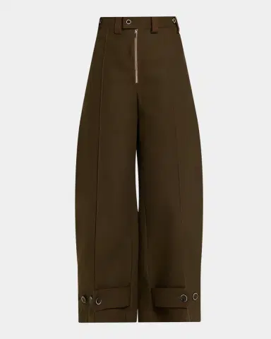 CHRISTOPHER JOHN ROGERS Tab-Ankle Barrel Trousers | Thumbnail 6 CHRISTOPHER JOHN ROGERS Tab-Ankle Barrel Trousers | Thumbnail 6