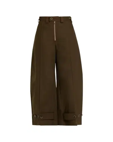 CHRISTOPHER JOHN ROGERS Tab-Ankle Barrel Trousers | Thumbnail 1 CHRISTOPHER JOHN ROGERS Tab-Ankle Barrel Trousers | Thumbnail 1
