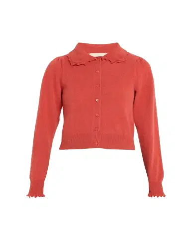 Ulla Johnson Kalila Collared Cashmere Crop Cardigan | Thumbnail 1 Ulla Johnson Kalila Collared Cashmere Crop Cardigan | Thumbnail 1