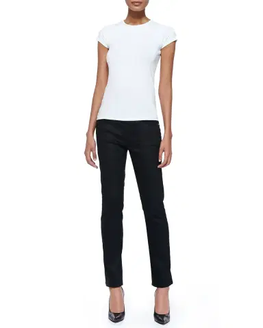 Ulla Johnson Polline Cashmere Short-Sleeve Top | Thumbnail 6