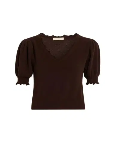Ulla Johnson Polline Cashmere Short-Sleeve Top | Thumbnail 1