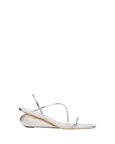 Simkhai Bridget Metallic Wedge Strappy Sandals | Thumbnail 1 Simkhai Bridget Metallic Wedge Strappy Sandals | Thumbnail 1