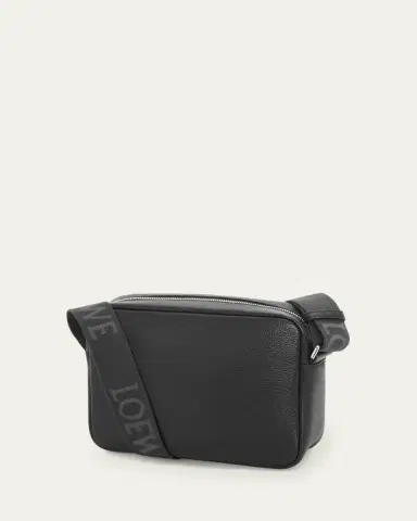 Loewe Men's Medium Pebble Grained Calfskin Messenger Bag | Thumbnail 3