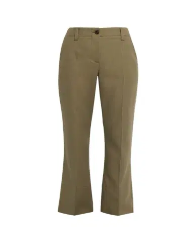 Brunello Cucinelli Linen Twill Kickflare Cigarette Pants | Thumbnail 1 Brunello Cucinelli Linen Twill Kickflare Cigarette Pants | Thumbnail 1