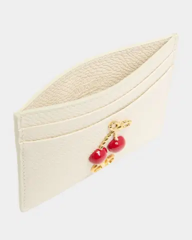 Valentino Garavani Cherry-Embellished Leather Card Case | Thumbnail 13 Valentino Garavani Cherry-Embellished Leather Card Case | Thumbnail 13