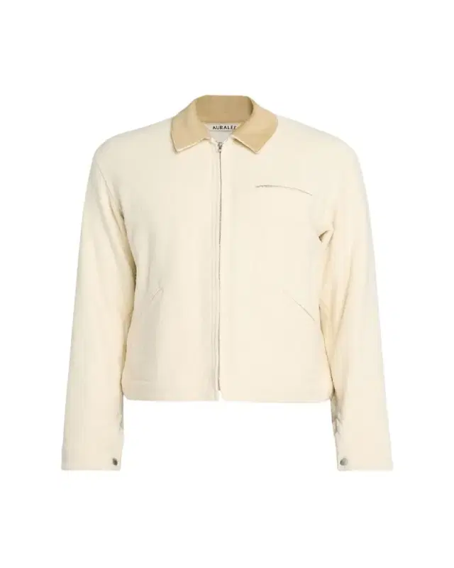 Men's Blouson Tweed Zip Jacket