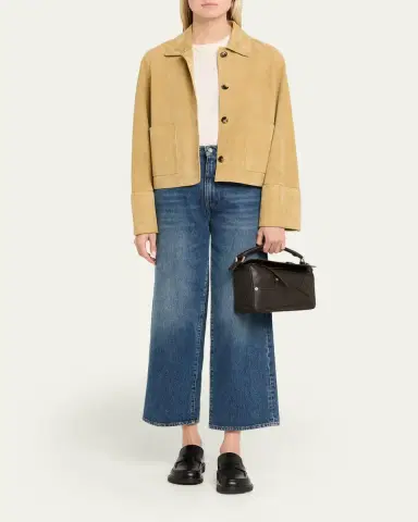 Loewe Puzzle Small Top-Handle Bag in Leather | Thumbnail 4 Loewe Puzzle Small Top-Handle Bag in Leather | Thumbnail 4