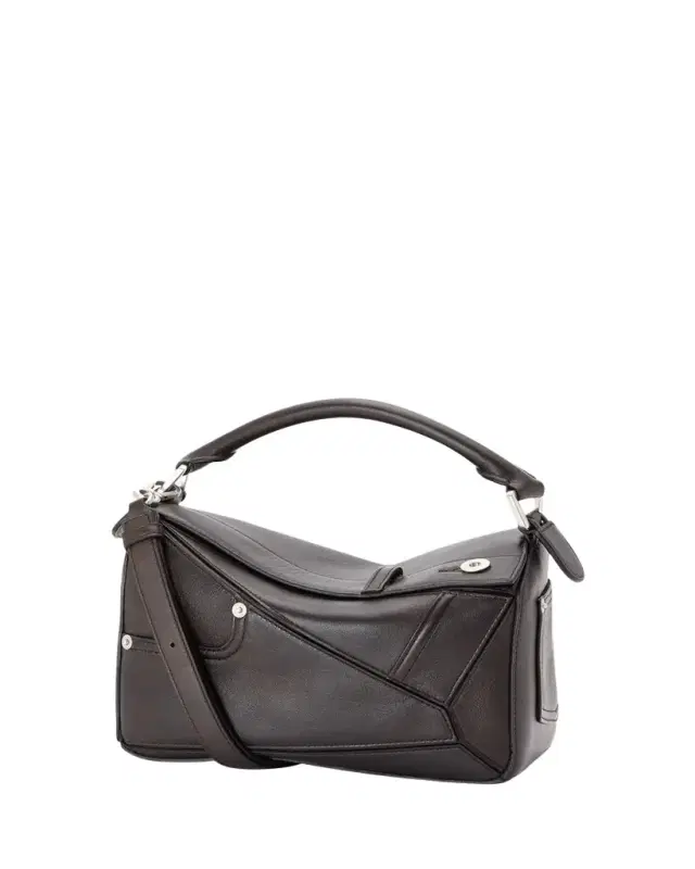 Puzzle Small Top-Handle Bag in Leather