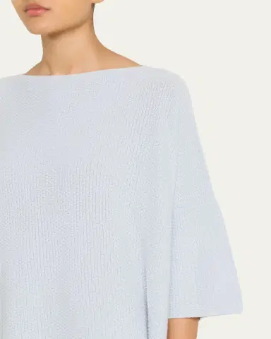 Eskandar Square 3/4 Sleeve Top - Long Length | Thumbnail 5 Eskandar Square 3/4 Sleeve Top - Long Length | Thumbnail 5