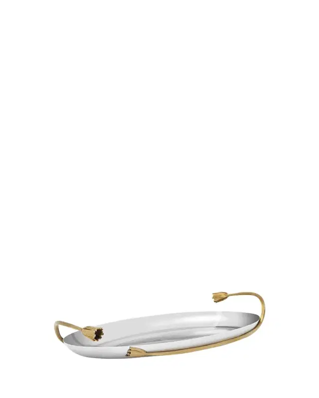 Deco Leaves Large Tray