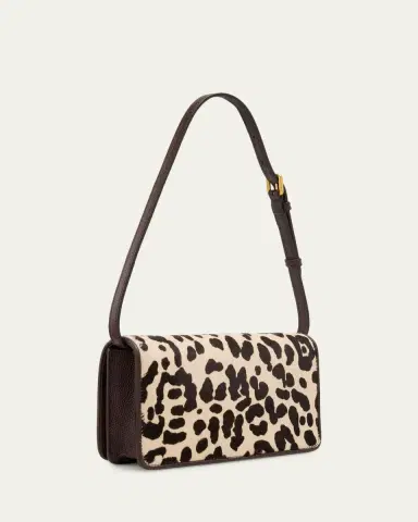 Valentino Garavani VLogo Mini Leopard-Print Calf Hair Shoulder Bag | Thumbnail 5 Valentino Garavani VLogo Mini Leopard-Print Calf Hair Shoulder Bag | Thumbnail 5
