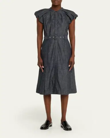 3.1 Phillip Lim Belted Denim Midi Shirtdress | Thumbnail 2