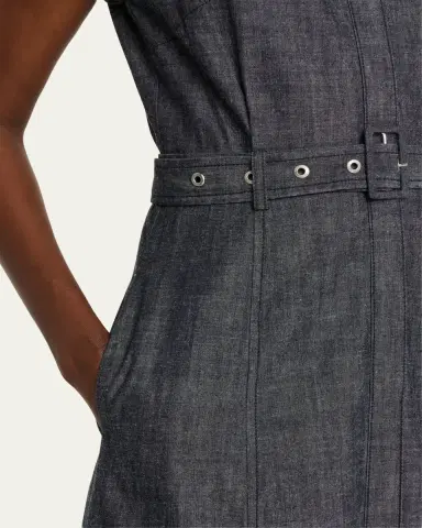 3.1 Phillip Lim Belted Denim Midi Shirtdress | Thumbnail 5