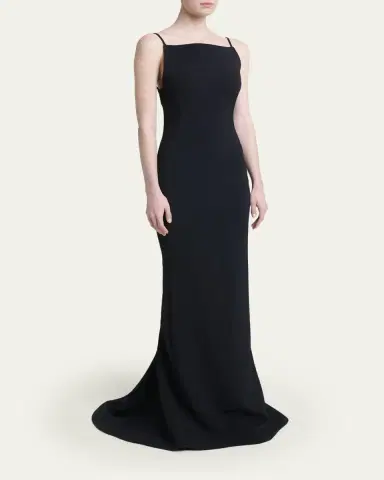 Givenchy Square-Neck Trumpet Gown | Thumbnail 4 Givenchy Square-Neck Trumpet Gown | Thumbnail 4