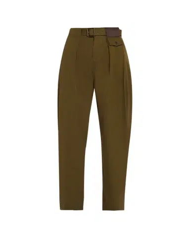 Loewe Cotton and Silk Straight-Leg Trousers | Thumbnail 1 Loewe Cotton and Silk Straight-Leg Trousers | Thumbnail 1