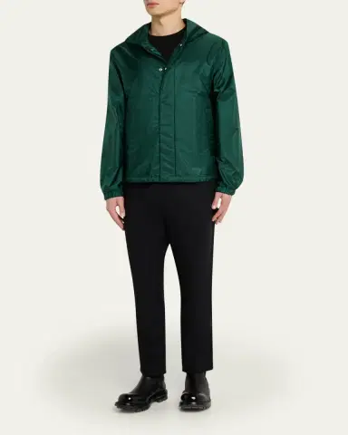 Moncler Men's Hooded Nylon Jacket | Thumbnail 2 Moncler Men's Hooded Nylon Jacket | Thumbnail 2