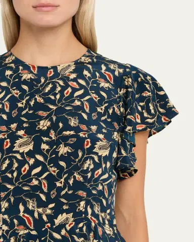 Ulla Johnson Amaia Cascading Ruffle Midi Dress | Thumbnail 5 Ulla Johnson Amaia Cascading Ruffle Midi Dress | Thumbnail 5