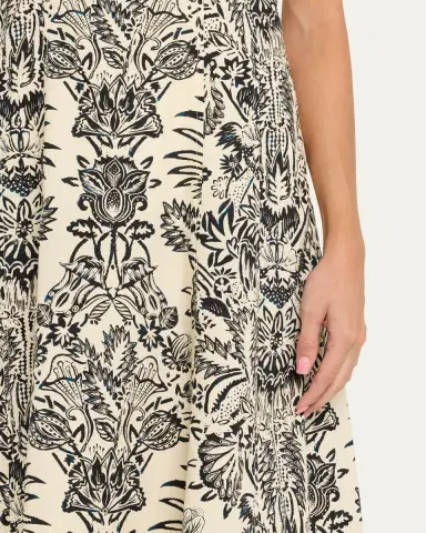 Ulla Johnson Natali Floral Midi Tank Dress | Thumbnail 5 Ulla Johnson Natali Floral Midi Tank Dress | Thumbnail 5